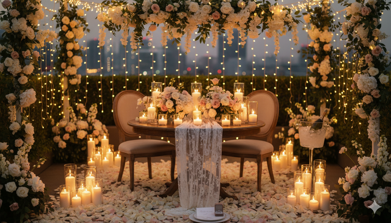 Engagement party decoration by Spyxyroz